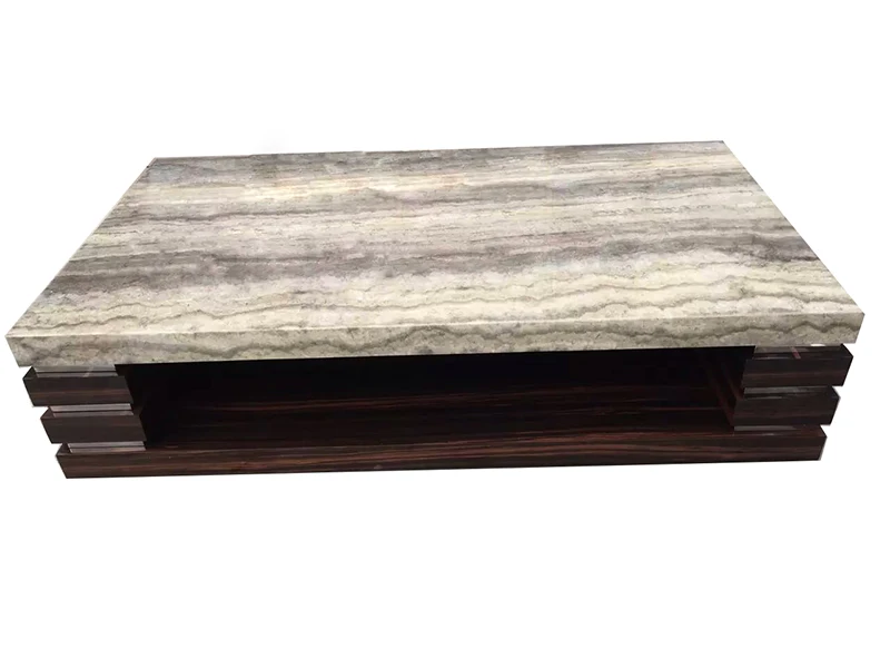Coffee table Современная лампа, стол, гостиная, диван, угловой боковой стол, квадратный деревянный пристенный стол с мраморной верхней частью - Цвет: Coffee table