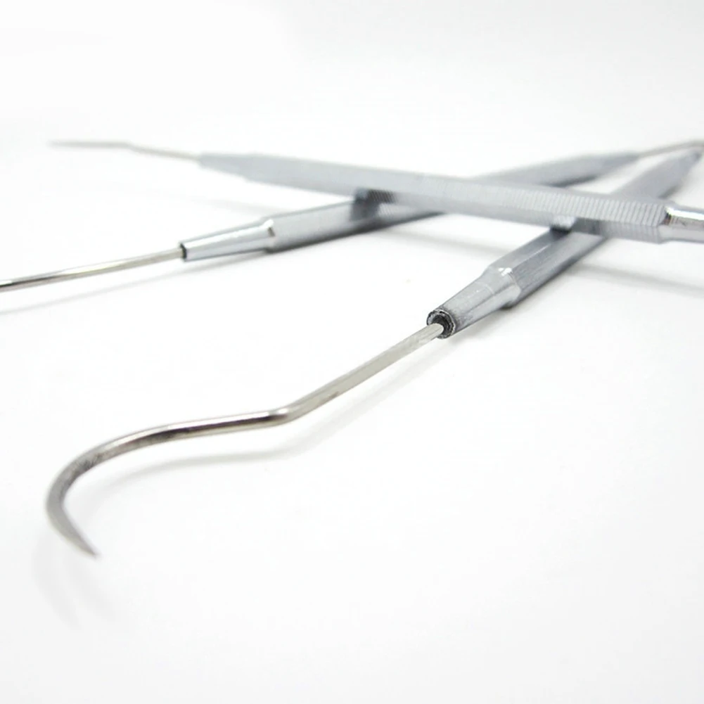 Stainless Steel Double End Hook Tooth Probe Dental Teeth Clean Hygiene Toothpick | whitening products