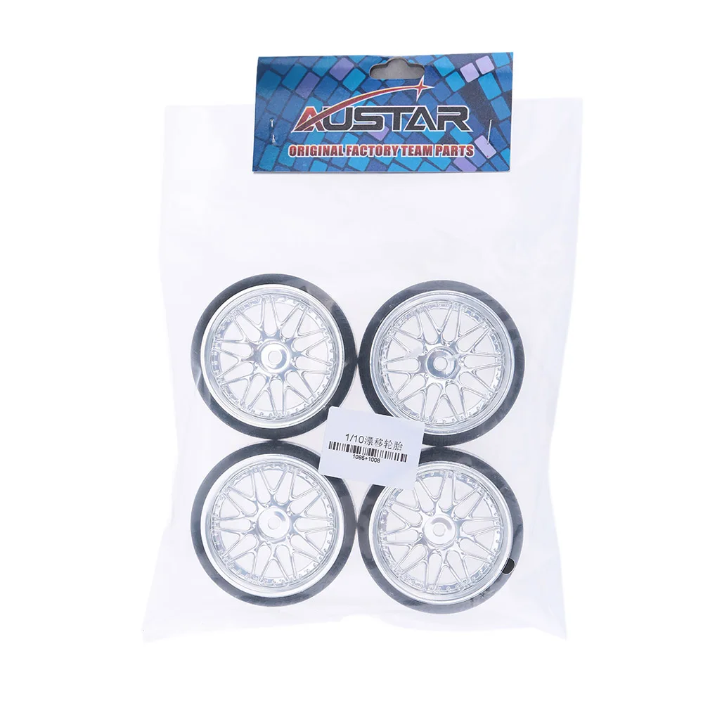 4 шт./компл. 1/10 Дрифт автомобильные шины жесткие для Traxxas HSP Tamiya HPI Kyosho на дороге