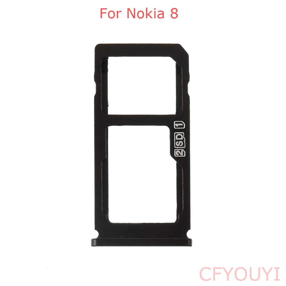 Для Nokia 8 Sim карты лоток держатель Гнездо SD слот Запасная часть|Шлейфы для