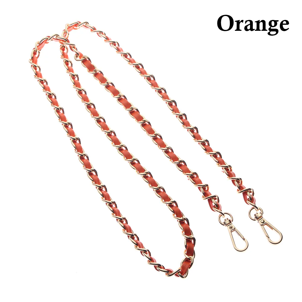 Orange 1 шт. Съемная сменная сумка на плечо, ремень из искусственной кожи, длинные ремни, сумка на цепочке, ремни, аксессуары для сумок - Цвет: Orange