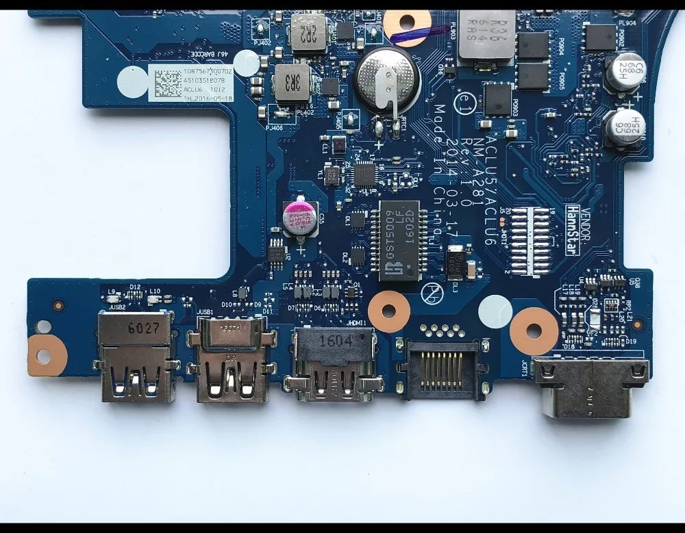 Оптовая продажа ACLU5/ACLU6 материнская плата для ноутбука Lenovo NM A281 DDR3 100% полностью