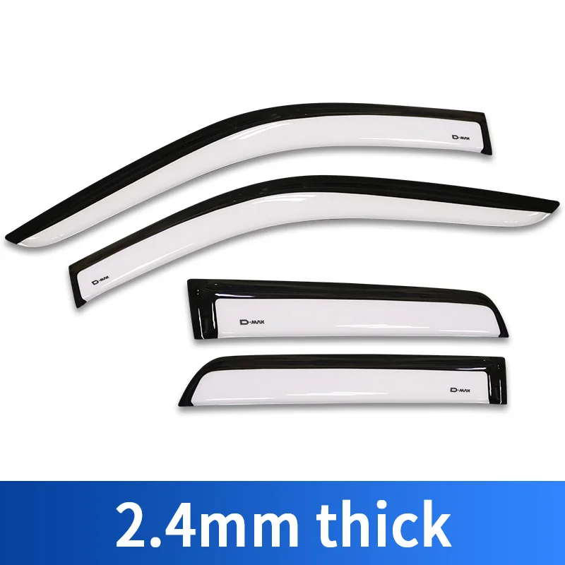 D-MAX WINDOW VISOR Оконный козырек для Chevrolet ISUZU DMAX D-MAX 2012- боковое окно козырек дефлекторы дождевик для d max - Цвет: D-MAX WINDOW VISOR