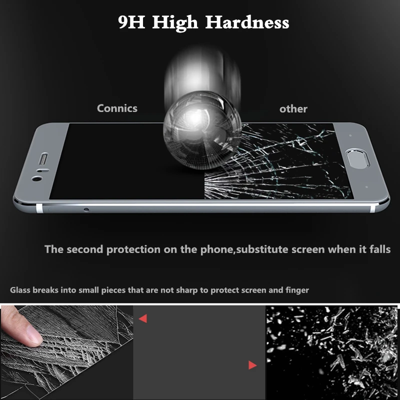3D полное покрытие для huawei honor 9 стекло закаленное Защитная пленка экрана