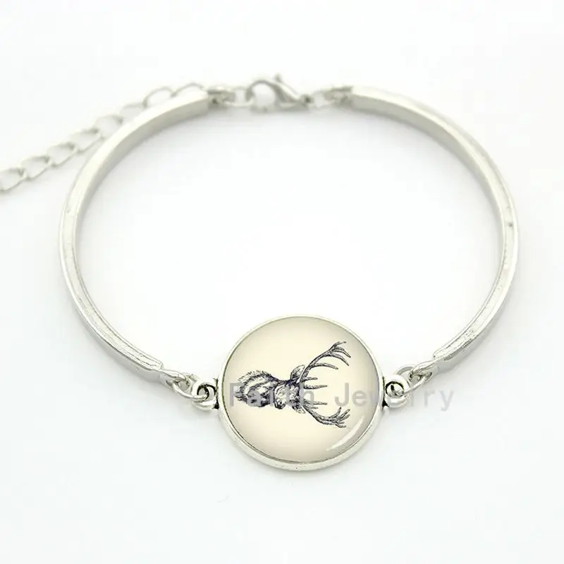 Абстрактный карандаш браслет Олень олень Рождественский защита диких животных