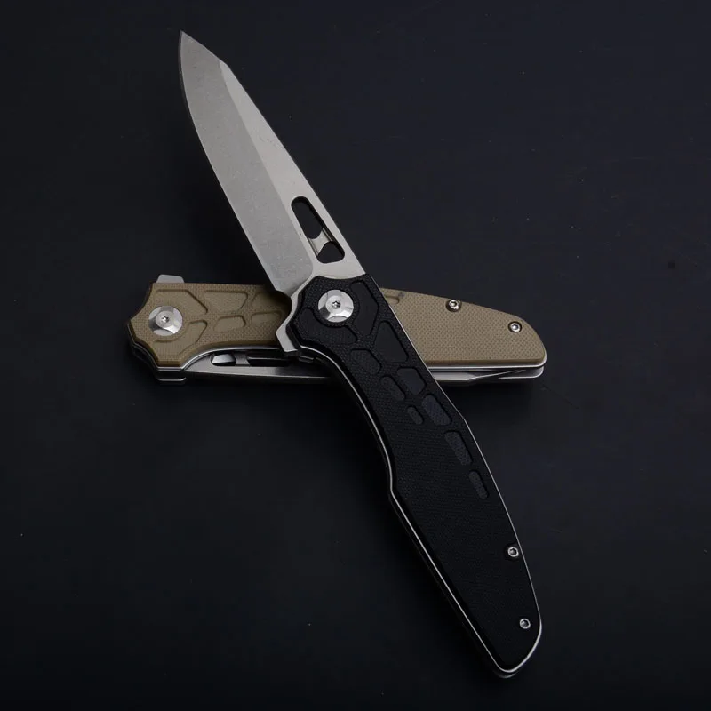 Карманный нож для мытья камня лезвие D2 сталь + Ручка G10 outddor походный охотничий