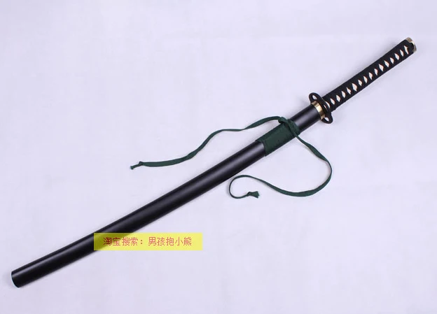 S0469 Аниме HAKUOUKI OKITA SOUJI CHIZURU YUKIMURA меч с темно зеленым шнуром 41 1"|sword|sword swordsword anime |