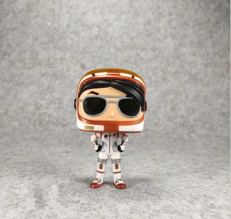 Синий Funko pop использованные игры яркий бомбардировщик, Skull Trooper, темный Вояджер, Valor винил Фигурка Коллекционная модель свободная игрушка - Цвет: Синий