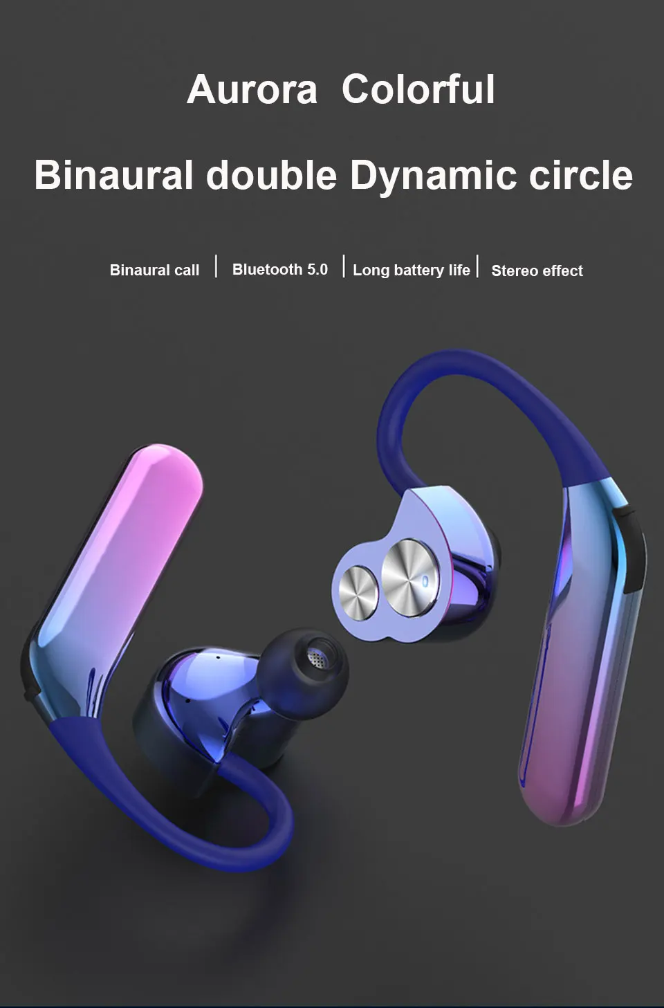 TWS настоящие беспроводные наушники Bluetooth 5,0 двойные динамические драйверы HiFi стерео Bluetooth наушники с шумоподавлением Беспроводные наушники