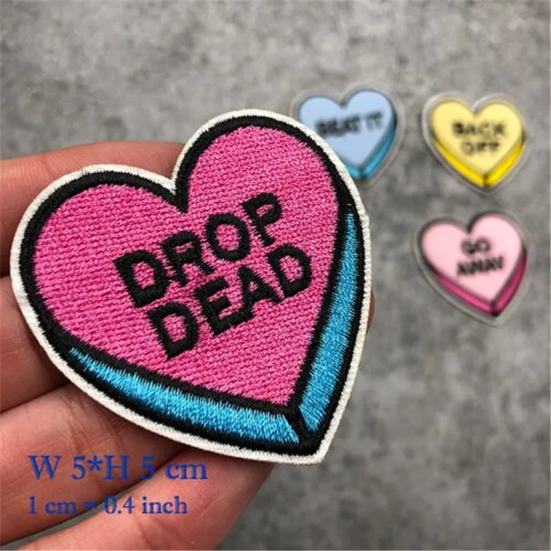 10 шт. сувенирные нашивки с вышивкой в виде сердца|Спортивные сувениры| |