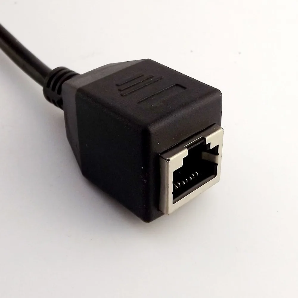 2 шт. разъем Ethernet RJ45 для 8-контактного AV-терминала блок без пайки адаптер кабеля 25