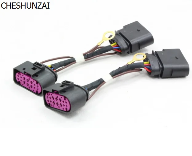 Ксеноновая лампа HID от 10 до 14 контактный разъем адаптер для Golf 6 MK6 VI|adapter hid|hid