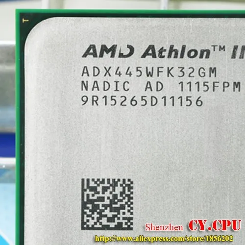 Процессор AMD Athlon II X3 445 процессор трехъядерный(3,1 ГГц/L2 = 1,5 м/95 Вт/2000 ГГц) разъем am3 am2+ 938 pin X3 440