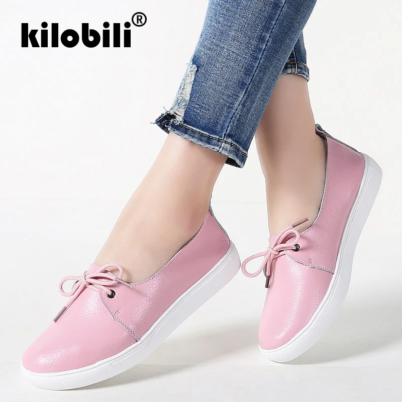 Kilobili/2019 г. весенние женские туфли-оксфорды балетки на плоской подошве женская