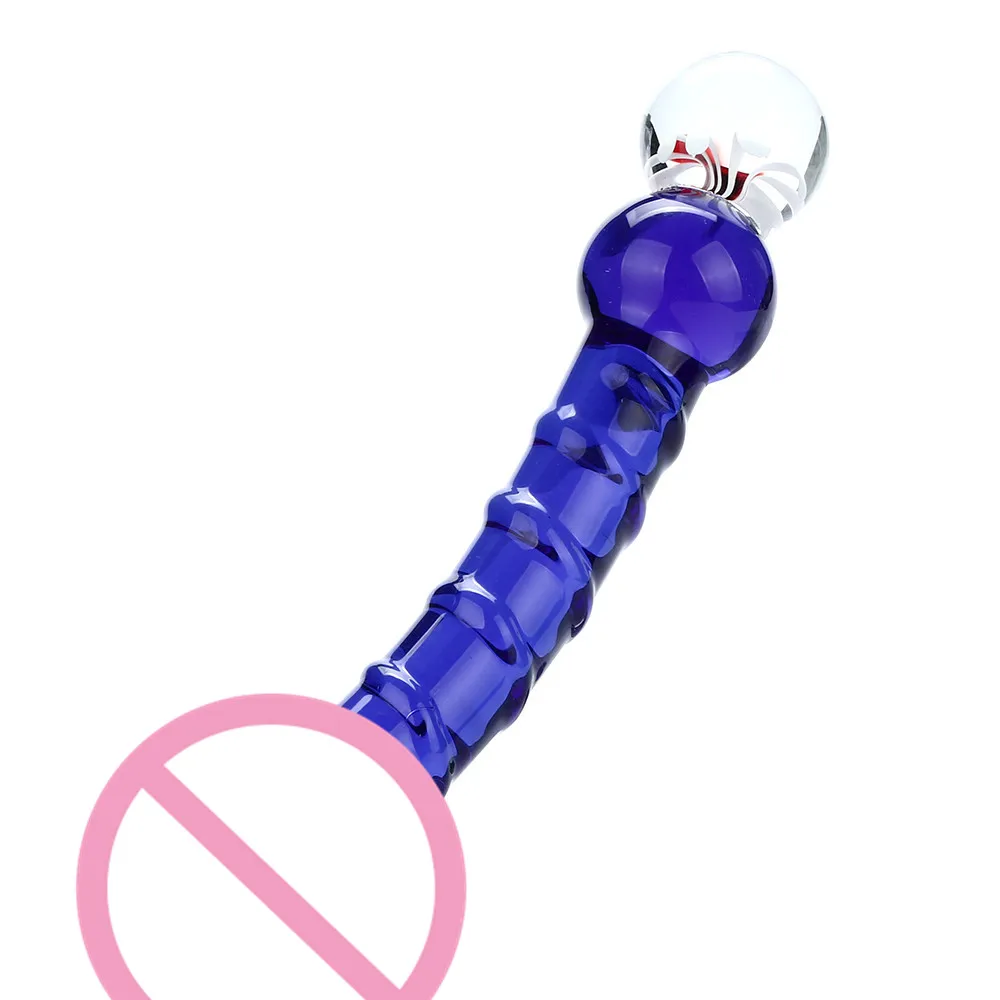 Crystal Glass Anal Plug Dildo Stimulator G-Spot Clitoral Penis Massager for Women and men Adult Male Female Masturbation |