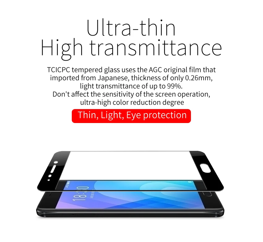 Полное покрытие защитное стекло пленка для Meizu M3 M5 M6 Note Защитное экрана 16 15 Plus Pro 7
