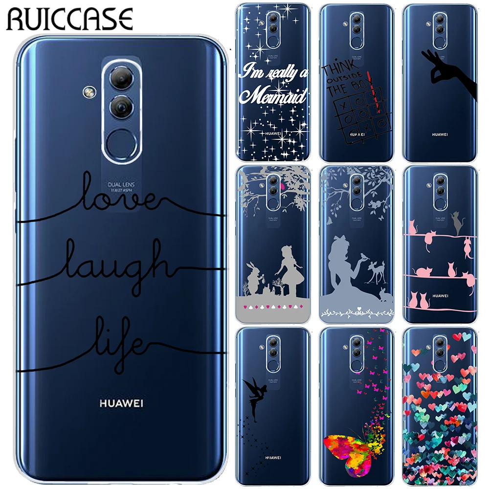 Любовь Смех жизни Мягкие TPU чехол для huawei Коврики 10 20 Lite Pro Honor 9 8X 8C 7A Y6 2018 NOVA 3 3I 4