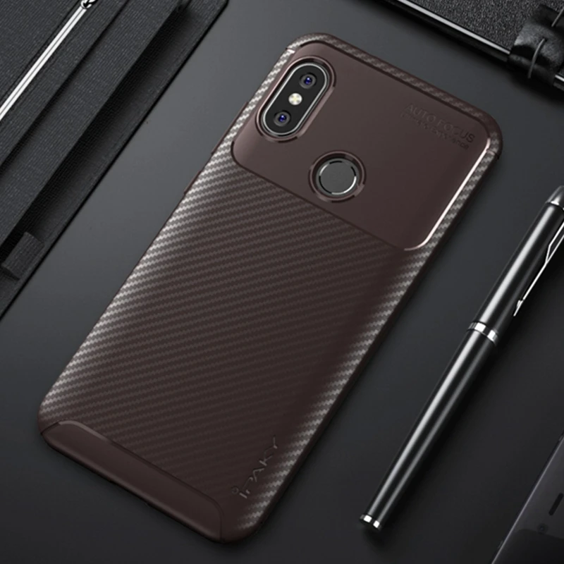 IPAKY чехол для телефона с полной защитой Xiaomi Redmi 6 Pro силиконовый Ударопрочный