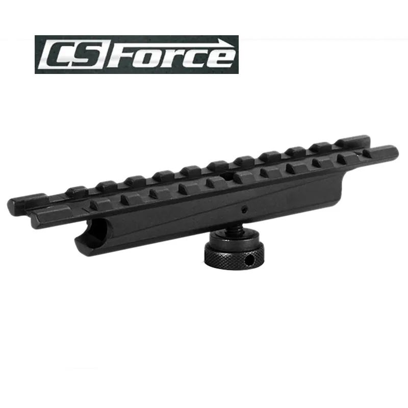 

CS Force Airsoft Tactical Weaver Rail M4 AR15 M16 Mount Scope 20mm Rail for Carry Handles Gun Rifle QD Quick Release Tool Black