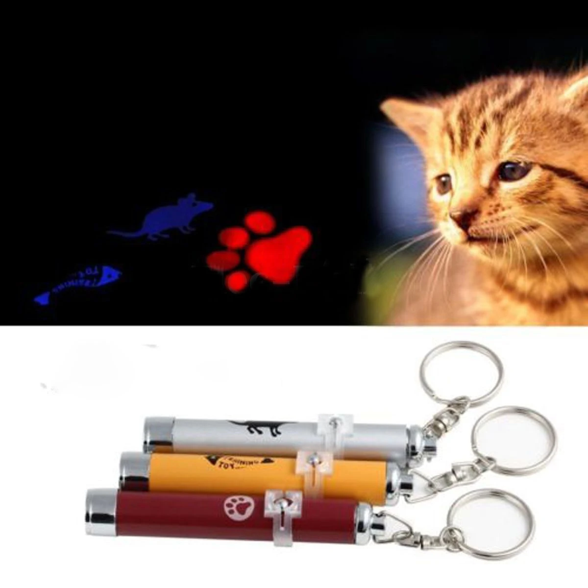 Игрушки для кошек лазерная указка световая ручка светодиодные лазеры забавные