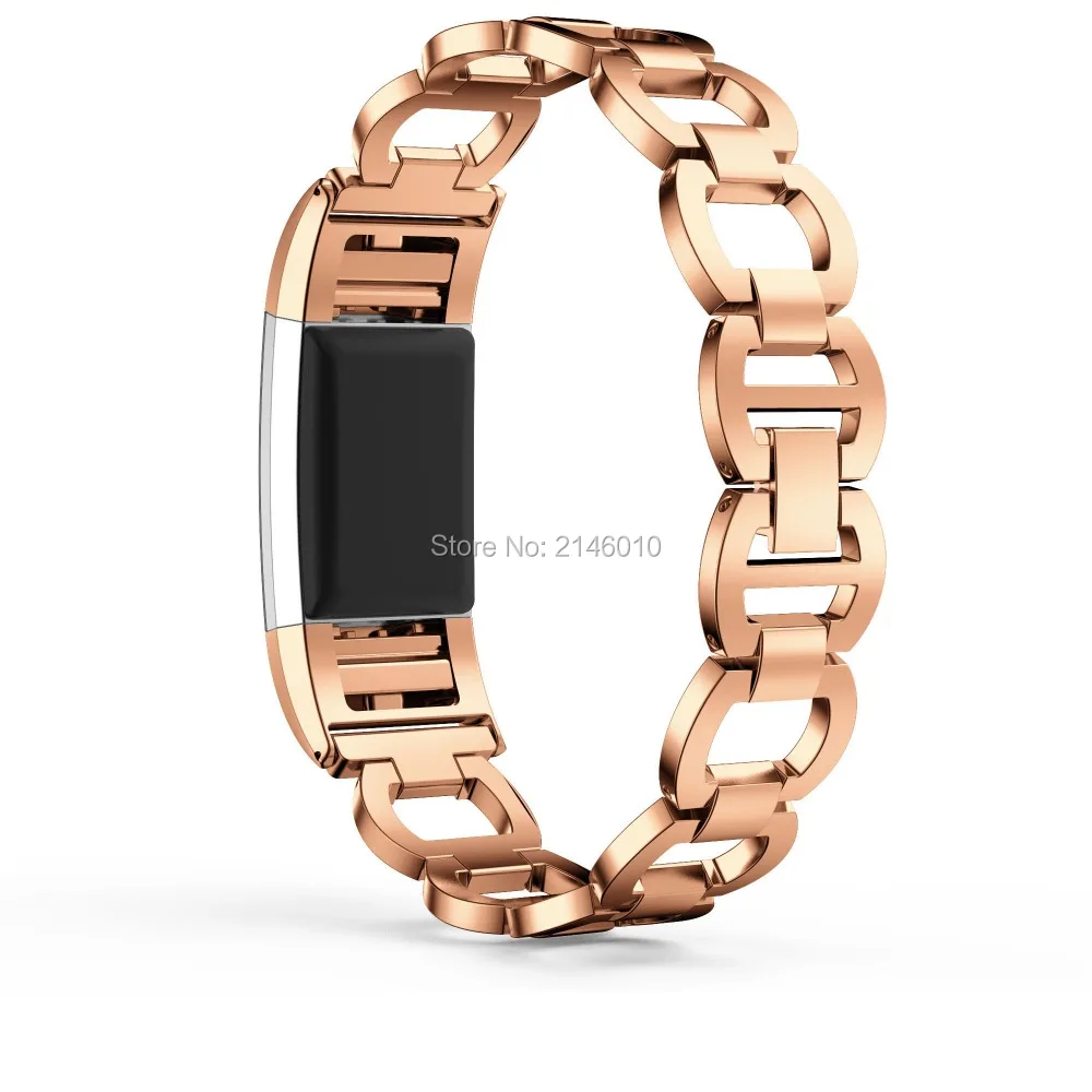 Для Fitbit Charge 2 браслет из нержавеющей стали аксессуар ремешок для часов автобус