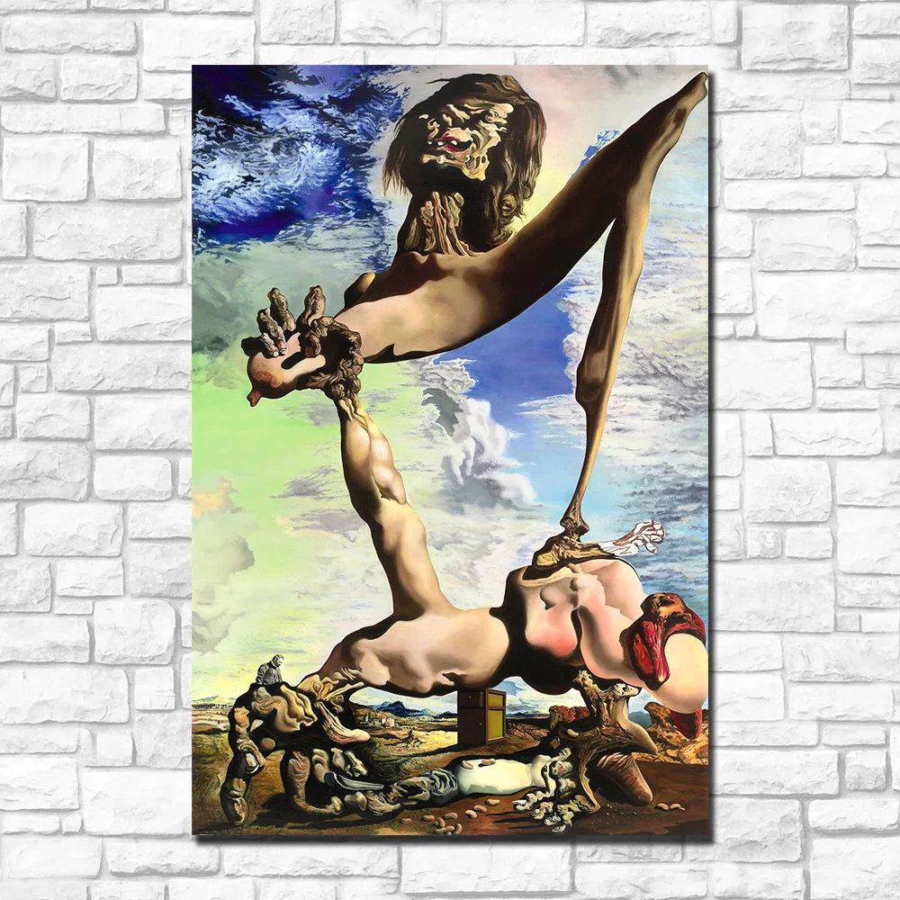 Абстрактная живопись salvador_dali glenn_brown_dali christ для Гостиная картина маслом домашнего