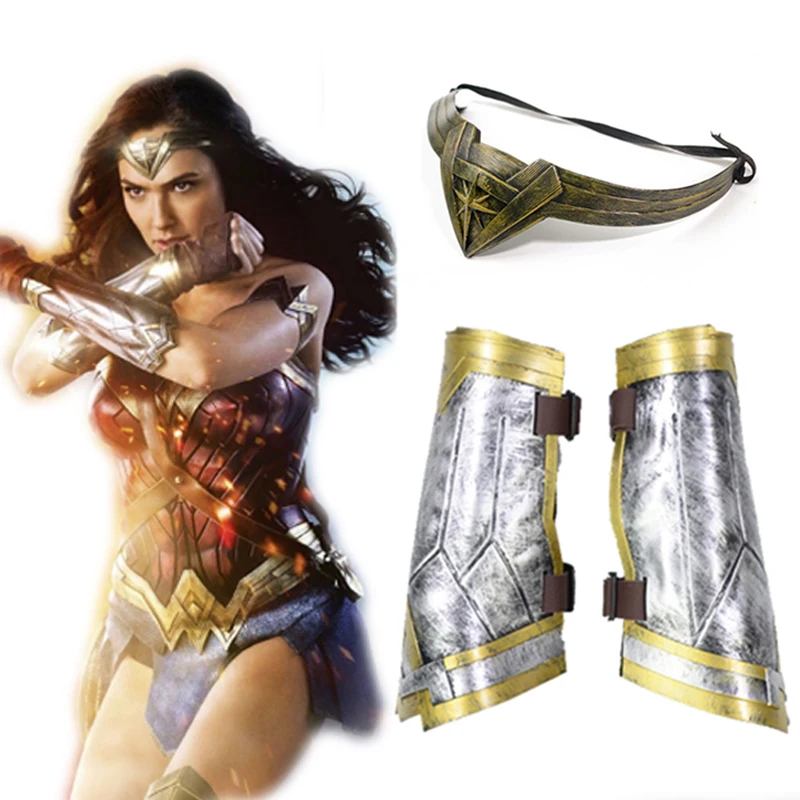 Wonder Woman Диана принц косплей повязка на руку голову и тиара корона наручные