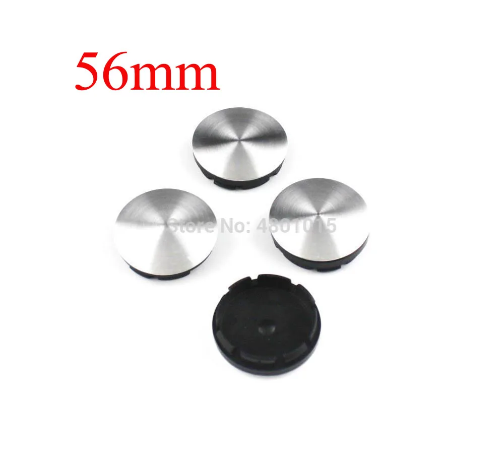 56mm 4x56 мм 60 мм 63 мм алюминиевая Эмблема автомобиля значок CD авто колеса обода крышки наклейки логотип колпак ступицы центра колеса пыленепроницаемые чехлы - Цвет: 56mm