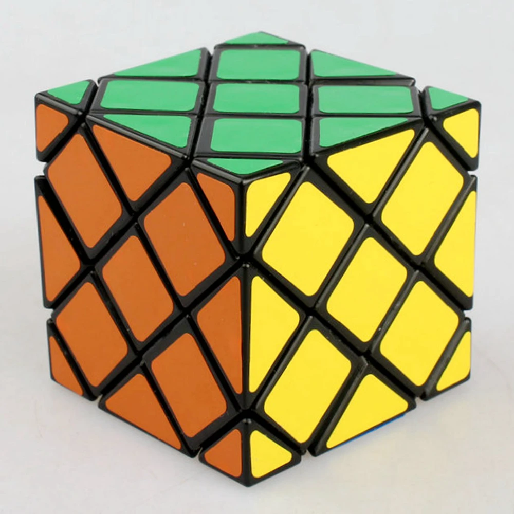 Lanlan ABS 56 мм 4x4x4 Мастер косой куб Скорость Magic Cube Игра Головоломка кубики