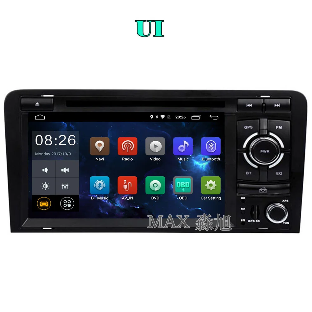 Le MAX 2G для Audi A3 2003-2011 автомобиль радио gps навигации Системы CD-плеер Bluetooth
