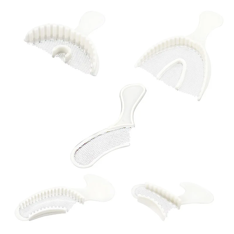 

50pcs Dental lab Disposable Impressions Bite Trays Sideless Quadrant Bite boxes