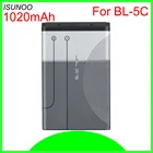 Аккумулятор ISUNOO BL-5C для Nokia C2-06, C2-00, X2-01, 1100, 6600, 6230, 5130, 2310, 3100, 6030, 3120, 3650, 6263, 7610, 7600, 6820