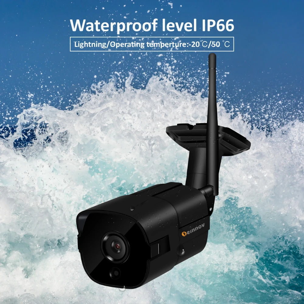 Einnov 8CH 1080P 2MP наружная Wifi Беспроводная камера для домашней безопасности 1080P CCTV NVR Wi-Fi Видеонаблюдение IP Camara H.265 HD P2P