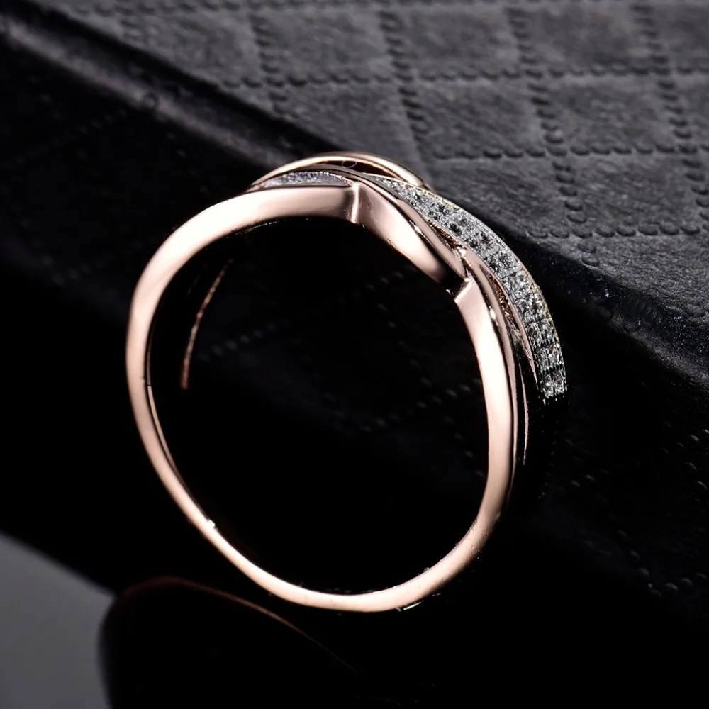 Женское кольцо на палец XIAGAO Золотое золотого цвета с фианитом AAA XGR247|rings for women|ring