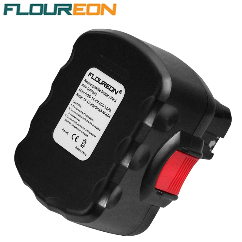 FLOUREON BAT038 14 4 В 3000 мА/ч запасные аккумуляторы для электроинструментов