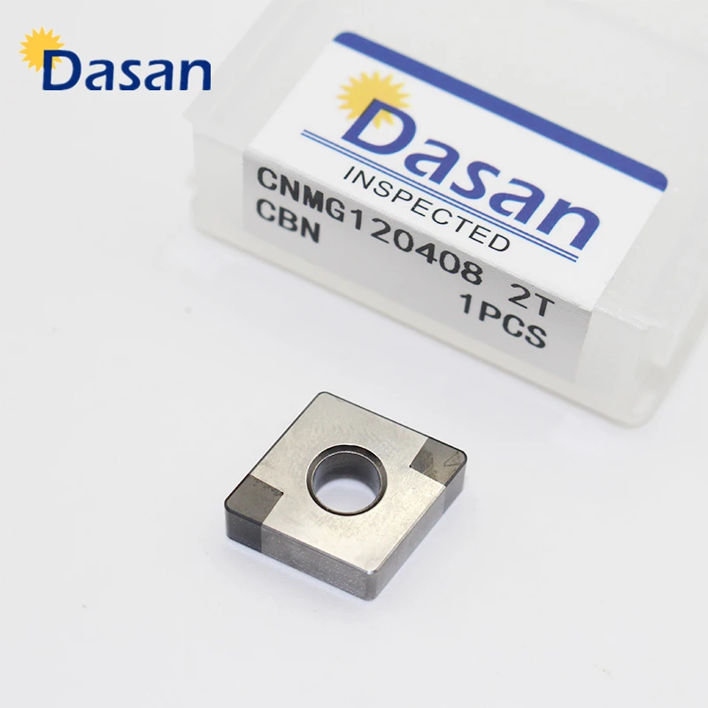 10Pcs Turning Insert CNMG120404 2T CNGA 120408 Cubic Boron Nitride CBN INSERT Tipped PCBN Blade for Hardened Material | Инструменты