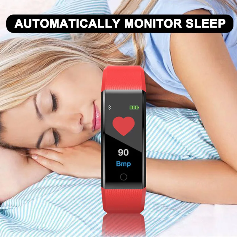 Bluetooth Smart Bracelet Watch Heart Rate Blood Pressure Monitor Sport Tracking Wristband | Электроника