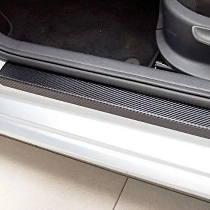Порог потертости против царапин углеродного волокна для renault polo volkswagen jetta mk5 bmw e36