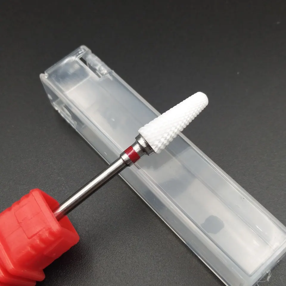 HYTOOS керамический конус сверло для ногтей 3/32 &quotроторные сверла маникюра