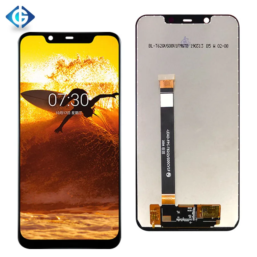 6 18 ''для Nokia X7 ЖК дисплей сенсорный для 8 1 TA 1131 экран дигитайзер Запасные части