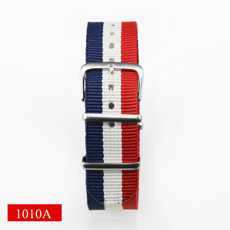 Популярный модный нейлоновый ремешок с серебристой стальной пряжкой. Лидер