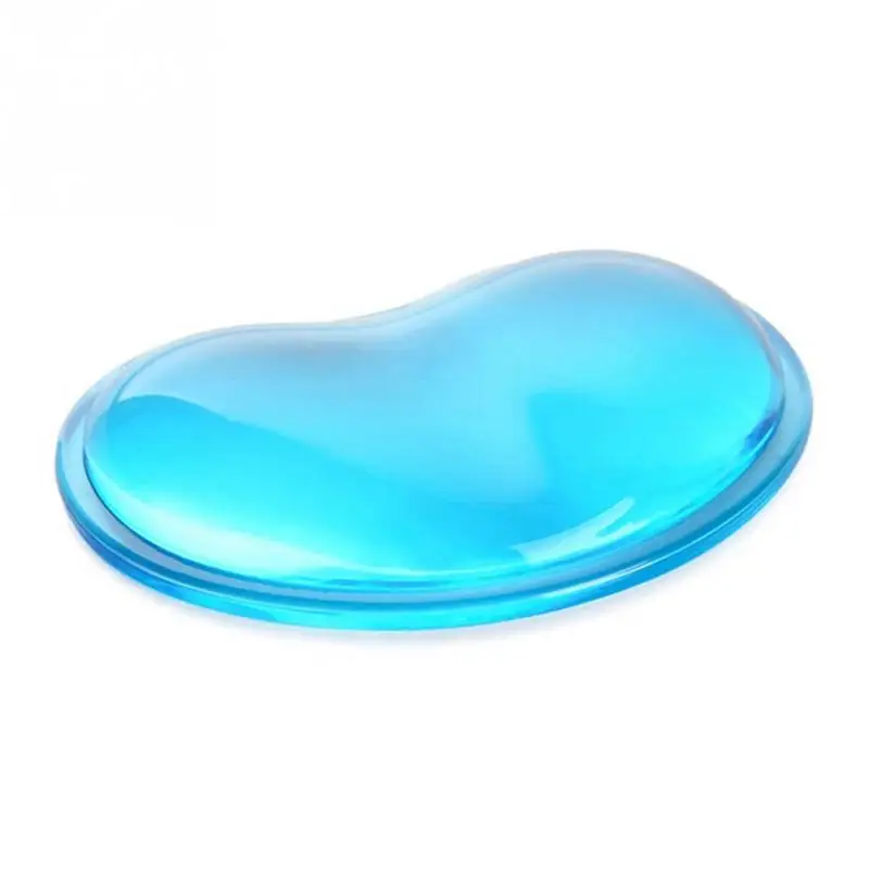 blue Коврик для компьютерной мыши в форме сердца 3D подставка для запястья из силикагеля подушка для рук с эффектом памяти хлопок игровой коврик для мыши для офисной работы аксессуары - Цвет: blue