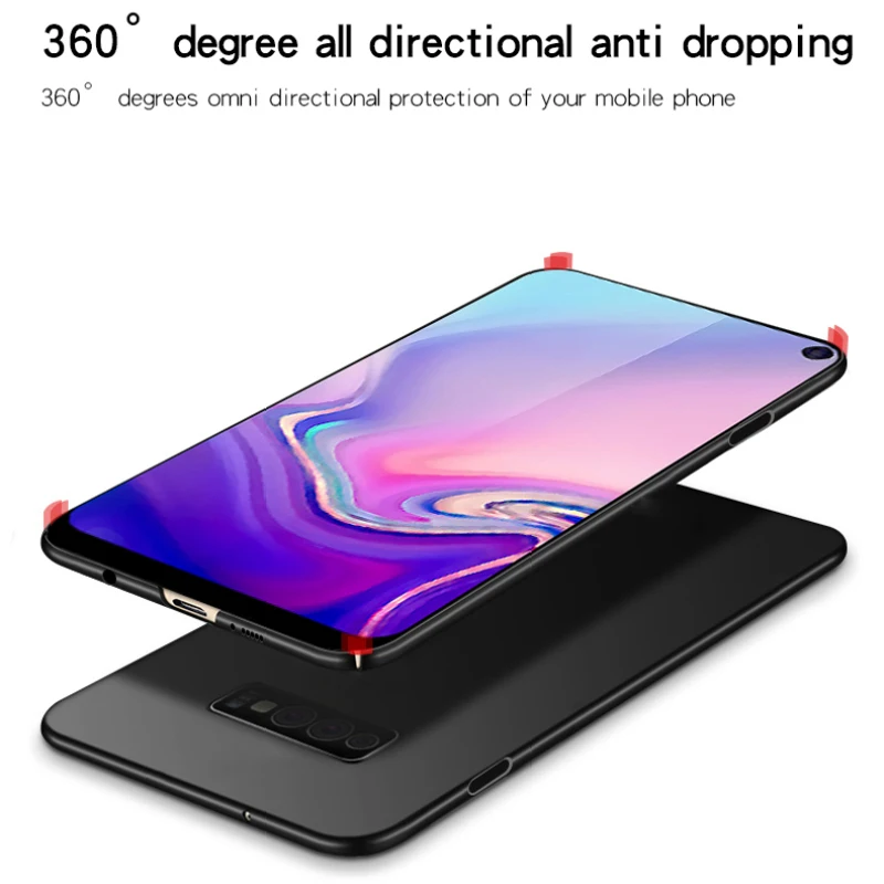 Ультра-тонкий чехол для Samsung Galaxy S10 Plus твердый PC протектор Роскошный M20 M10 S9 S10e + |