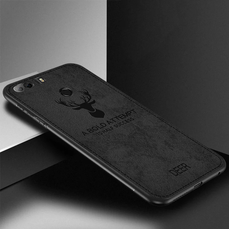 Чехол для Huawei Honor 8 винтажный тканевый чехол с изображением мультяшного оленя ALIVO +