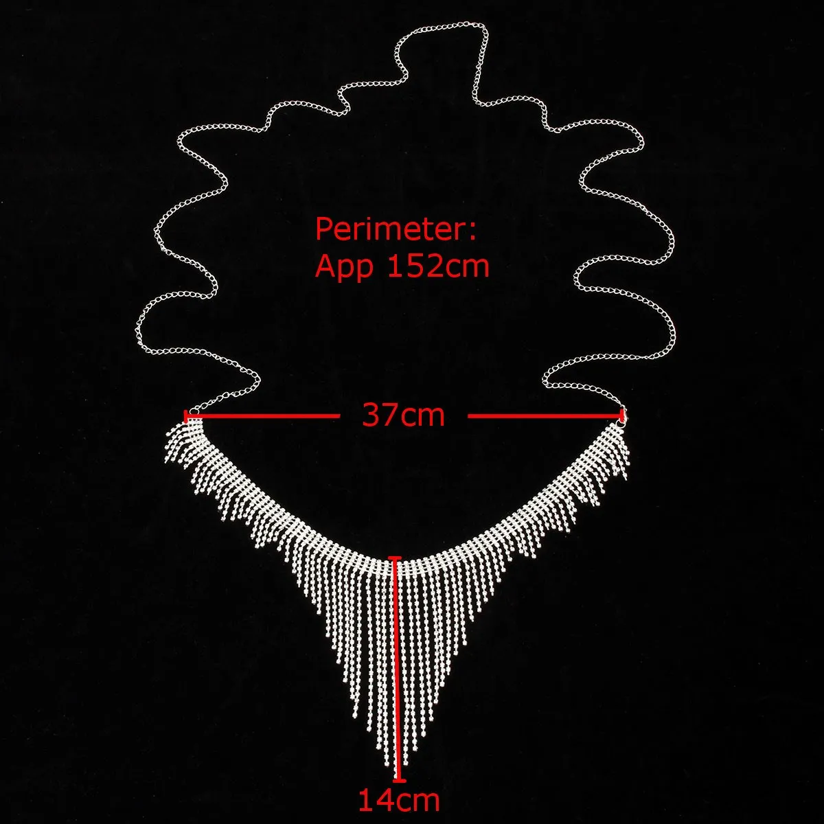 Модная летняя Серебряная бикини в стиле бохо пояс-цепочка на талию панк Длинная