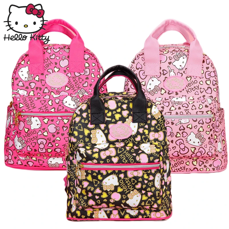 Сумка Hello Kitty детский мультипликационный рюкзак из искусственной кожи Розовый
