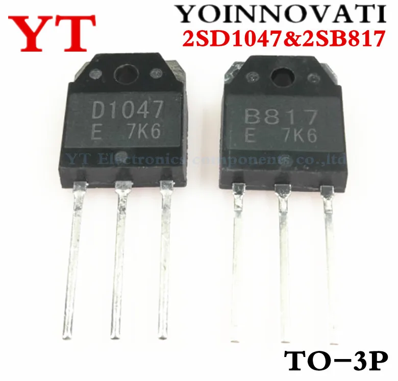 10 пар транзисторов 2SD1047 и 2SB817 (D1047 B817) лучшего качества.|transistor b817|transistor d1047transistor power |
