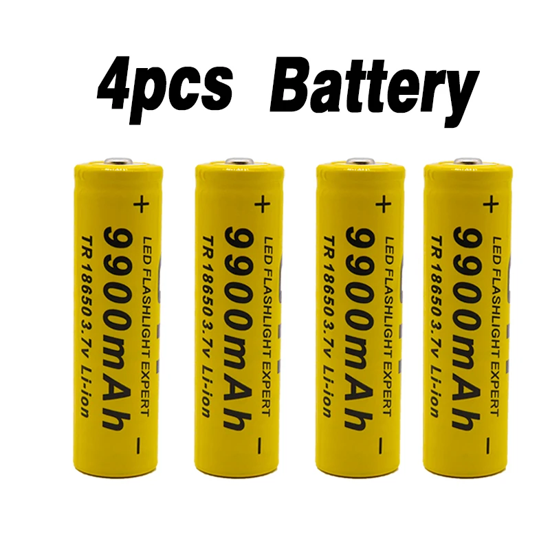 Новый 18650 батарея 3 7 V 9900 mAh аккумуляторная Li Ion для светодиодного фонаря оптом и в
