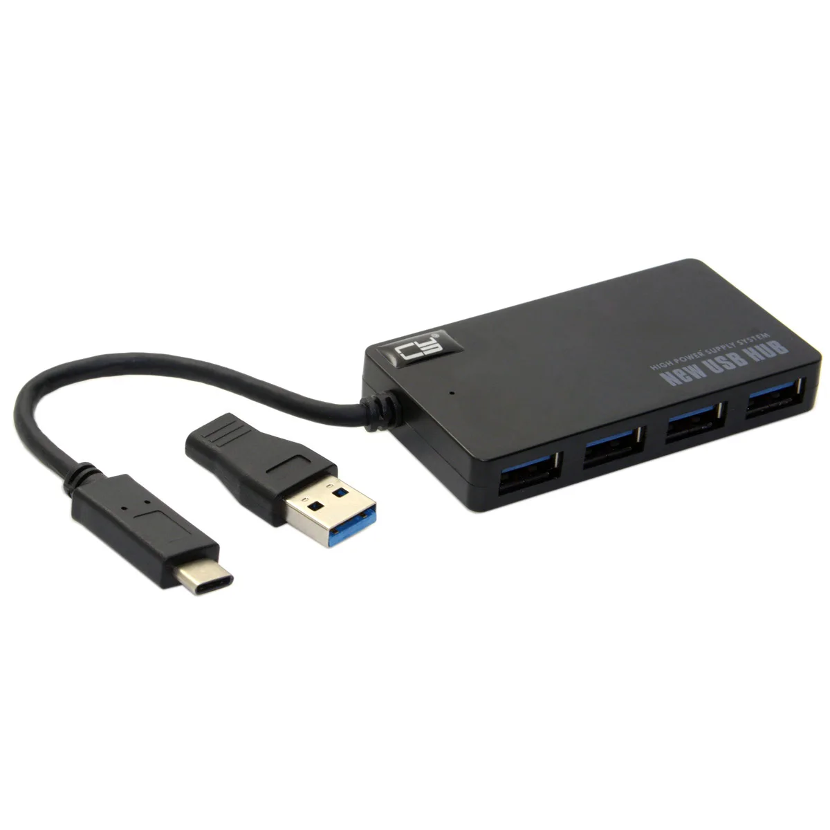 CYDZ USB 3.0 Type-C USB-C & 3 1 комбинированный 4-портовый концентратор для ноутбука и