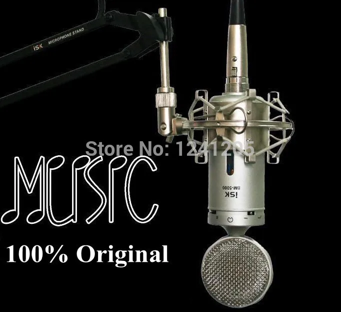 Оригинальный конденсаторный микрофон ISK профессиональный для записи на
